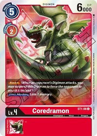 Coredramon - ST1-06 (Event Pack 1) (ST1-06 C) [Starter Deck 01: Gaia Red]