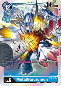 MetalGarurumon - ST2-11 (Event Pack 1) (ST2-11 SR) [Starter Deck 02: Cocytus Blue]