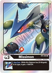Missimon - BT4-005 (Event Pack 1) (BT4-005 U) [Great Legend]