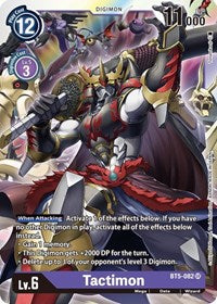 Tactimon (BT5-082 SR) [Battle of Omni]
