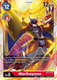WarGreymon - ST1-11 (Event Pack 1) (ST1-11 SR) [Starter Deck 01: Gaia Red]