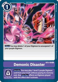 Demonic Disaster (BT5-106 C) [Battle of Omni]