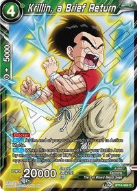 Krillin, a Brief Return (BT14-066) [Cross Spirits]