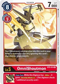 OmniShoutmon (BT5-014 R) [Battle of Omni]