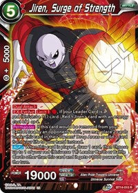 Jiren, Surge of Strength (BT14-015) [Cross Spirits]