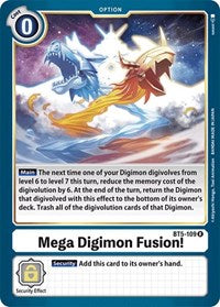Mega Digimon Fusion! (BT5-109 R) [Battle of Omni]