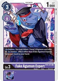 Fake Agumon Expert (BT5-072 U) [Battle of Omni]