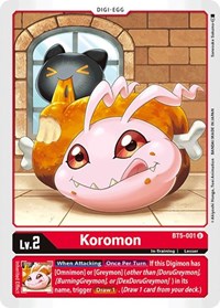 Koromon (BT5-001 U) [Battle of Omni]