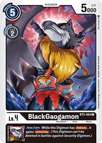 BlackGaogamon (BT5-064 C) [Battle of Omni]