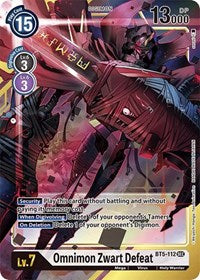 Omnimon Zwart Defeat (Alternate Art) (BT5-112 SEC) [Battle of Omni]