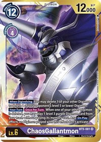 ChaosGallantmon (Alternate Art - Nakano Haito) (BT5-081 SR) [Battle of Omni]