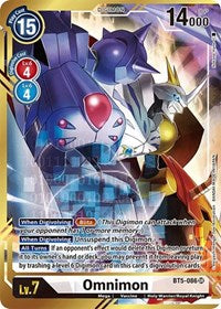 Omnimon (Alternate Art - Nakano Haito) (BT5-086 SR) [Battle of Omni]