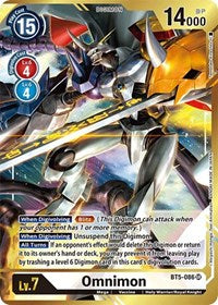 Omnimon (Alternate Art - Tomotake Kinoshita) (BT5-086 SR) [Battle of Omni]
