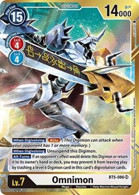 Omnimon (Alternate Art - As'Maria) (BT5-086 SR) [Battle of Omni]