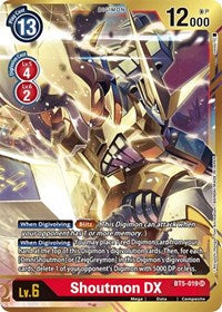 Shoutmon DX (Alternate Art) (BT5-019 SR) [Battle of Omni]