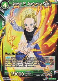 Android 18, Ready for a Fight (BT14-070) [Cross Spirits Pre-Release Cards]