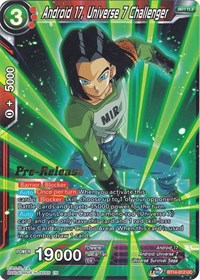 Android 17, Universe 7 Challenger (BT14-012) [Cross Spirits Pre-Release Cards]