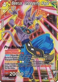 Beerus, Unceasing Rage (BT14-147) [Cross Spirits Pre-Release Cards]