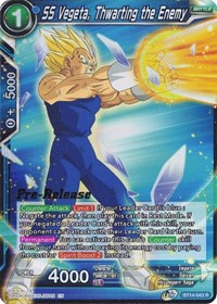 SS Vegeta, Thwarting the Enemy (BT14-043) [Cross Spirits Pre-Release Cards]