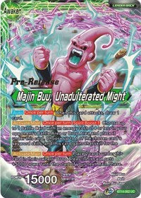 Majin Buu // Majin Buu, Unadulterated Might (BT14-062) [Cross Spirits Pre-Release Cards]