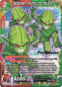 Saibaimen, Faithful to the End (BT14-145) [Cross Spirits Pre-Release Cards]