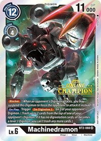 Machinedramon - BT2-066 (2021 Championship Online Regional) [Online Champion] (BT2-066 SR) [Release Special Booster 1.0]