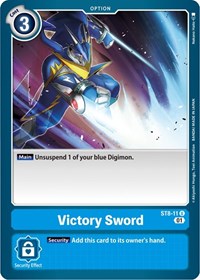 Victory Sword (ST8-11 U) [Starter Deck 08: Ulforce Veedramon]