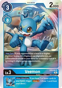 Veemon (ST8-04 SR) [Starter Deck 08: Ulforce Veedramon]