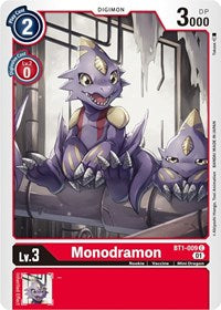 Monodramon - BT1-009 (Alternate Art) (BT1-009 C) [Starter Deck 07: Gallantmon]
