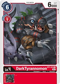 DarkTyrannomon - BT1-019 (Alternate Art) (BT1-019 C) [Starter Deck 07: Gallantmon]