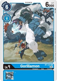 Gorillamon - BT1-037 (Alternate Art) (BT1-037 C) [Starter Deck 08: Ulforce Veedramon]