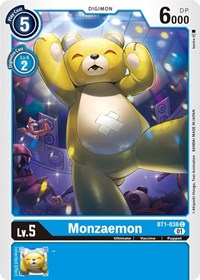 Monzaemon - BT1-038 (Alternate Art) (BT1-038 C) [Starter Deck 08: Ulforce Veedramon]