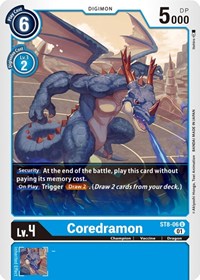 Coredramon (ST8-06 U) [Starter Deck 08: Ulforce Veedramon]