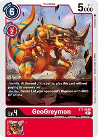 GeoGreymon (ST7-06 U) [Starter Deck 07: Gallantmon]