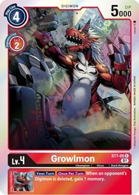 Growlmon (ST7-05 R) [Starter Deck 07: Gallantmon]
