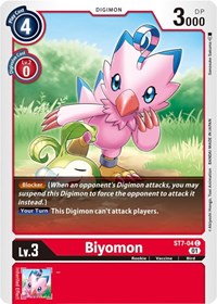 Biyomon (ST7-04 C) [Starter Deck 07: Gallantmon]