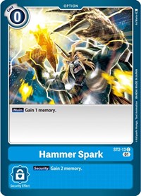 Hammer Spark - ST2-13 (Alternate Art) (ST2-13 C) [Starter Deck 08: Ulforce Veedramon]
