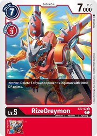 RizeGreymon (ST7-07 U) [Starter Deck 07: Gallantmon]