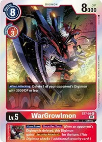 WarGrowlmon (ST7-08 R) [Starter Deck 07: Gallantmon]