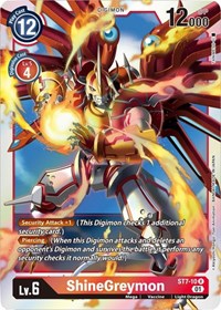 ShineGreymon (ST7-10 R) [Starter Deck 07: Gallantmon]