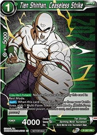 Tien Shinhan, Ceaseless Strike (Championship Pack 2021 Vol.3) (Winner Gold Stamped) (P-357) [Promotion Cards]