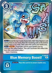 Blue Memory Boost! (P-036 SR) [Digimon Promotion Cards]
