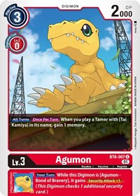 Agumon (BT6-007 U) [Double Diamond]