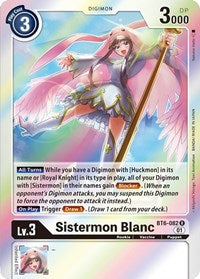 Sistermon Blanc (BT6-082 R) [Double Diamond]
