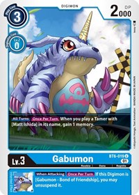 Gabumon (BT6-019 U) [Double Diamond]