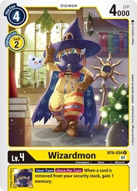 Wizardmon (BT6-034 U) [Double Diamond]