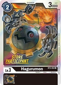 Hagurumon - BT2-052 (Store Participant) (BT2-052 C) [Release Special Booster 1.0]