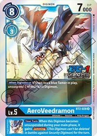 AeroVeedramon (DC-1 Grand Prix) (BT2-028 R) [Release Special Booster 1.5]