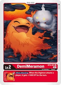 DemiMeramon (BT6-001 U) [Double Diamond]