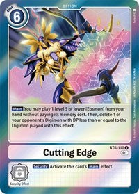 Cutting Edge (BT6-110 R) [Double Diamond]